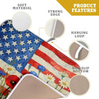 Patriotic American Flag Dish Drying Mat - Image 4