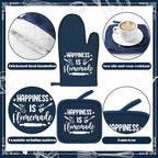 Fourluoo 10 Pcs Farmhouse Kitchen Decor and Accessories Set 4 Kitchen Towels 2 - Image 6