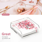 DINGHUO Acrylic Napkin Holder for Table, Flat Kitchen Paper Hand Napkin - Image 7