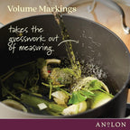 Anolon Advanced Home Hard-Anodized Nonstick Wide Stock Pot/Stockpot - Image 8