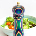 Baltique Mumbai Pepper Grinder – 8 Inch Colorful Wooden Pepper Mill - Image 3