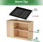 PAKETA 4 Pack Expandable Pull Out Cabinet Organizer, Upgrade 3 Slide Rails - Image 2