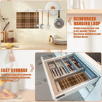 Brown Plaid Dish Drying Mat for Kitchen Counter Microfiber Absorbent Dish - Image 5