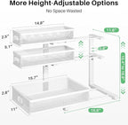 Kitstorack Under Sink Organizer, Slide out Storage Drawer Rack - Image 3