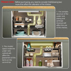 NETEL Under Sink Organizers and Storage, 2 Tier Expandable Under Cabinet - Image 4