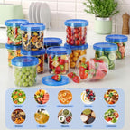 6 Pack-24 OZ Freezer Storage Containers Set, Small Plastic Containers - Image 2