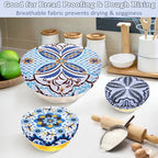 5-Size Reusable Beeswax Bowl Covers - Image 4