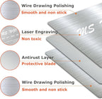 Pro Dough Pastry Scraper/Cutter/Chopper Stainless Steel Mirror Polished - Image 3