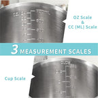 Measuring Cup, Newness Stainless Steel Measuring Cup - Image 2