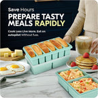 Silicone Freezer Trays with Lids, 2 Cup & 1/2 Cup Combo, Soup Container Style - Image 6