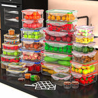 70 Pcs Large Food Storage Containers - Image 3