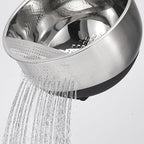 Rice Washer Strainer Bowl Quinoa Washing Bowl Stainless Steel Colander - Image 2