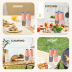 Gravity Electric Salt And Pepper Grinder Set, Automatic Salt And Pepper Grinder - Image 7