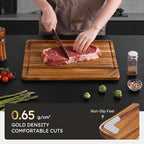 Teak Wood Cutting Board 17inch Wooden Chopping Board - Image 4