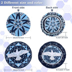 2 Large Reusable Beeswax Bowl Covers - Image 3