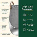 Cuisinart Mini Oven Mitts – 5.5” x 8” Heat-Resistant Kitchen Mitts - Image 5