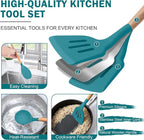 Herogo 8 Pcs Non-Stick Silicone Kitchen Utensils Set, Heat-Resistant Food-Grade - Image 5