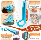 2 Pack 2-IN-1 Ring Pull Can Opener and Canning Jar Opener - Image 5