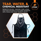 Xpose Safety Heavy Duty Vinyl Waterproof Aprons, Industrial and Commercial Use - Image 5