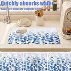 Blue Eucalyptus Leaves Dish Drying Mat - Image 4