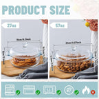 Maxcheck 2 Pieces Glass Casserole Dish - Image 2