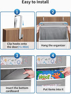 JARLINK 2 Pack Over the Door Organizer Storage, 5 Shelf Hanging Door Organizer - Image 7