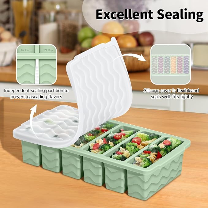 2-Pack Silicone Freezer Trays - Image 5