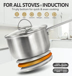MICHELANGELO Stainless Steel Saucepan - Image 4