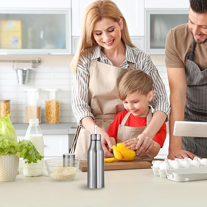 Stainless Steel Oil Dispenser Bottle - 1000ML Leak-Proof Oil Container - Image 7