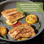 T-Fal Preserve Ceramic Nonstick Frying Pan 2-Pc Set, 8.5" & 11", Oven Broiler - Image 5
