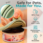 4 Pack Universal Pet Food Can Covers Lids - Image 5
