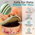 4 Pack Universal Pet Food Can Covers Lids - Image 5