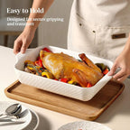 DOWAN 9x13 Deep Lasagna Baking Dish, Ceramic Casserole Dish - Image 4