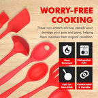 Chef Craft 42077 7 Piece Silicone Kitchen Tool and Utensil Set - Image 3