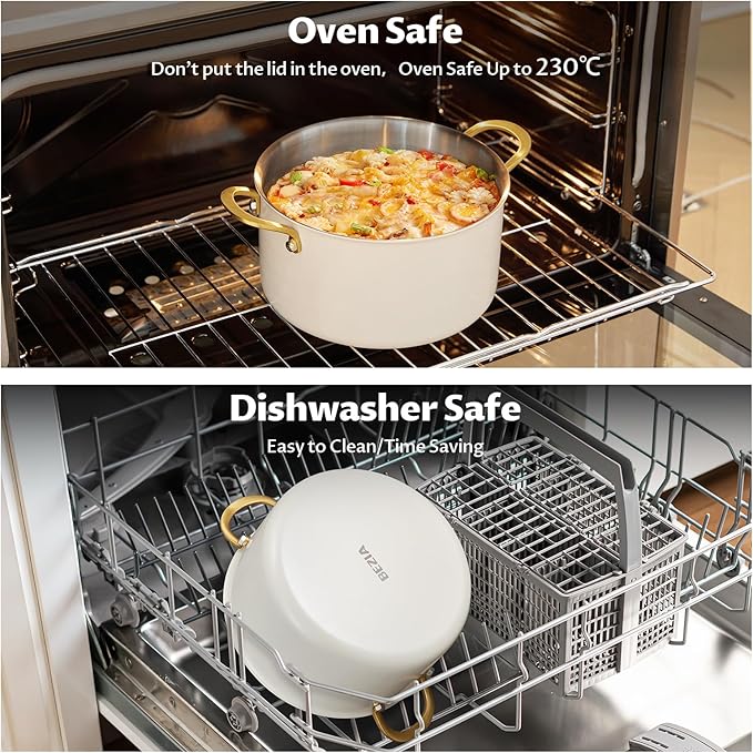 BEZIA 6 QT Stainless Steel Stockpot - Image 7