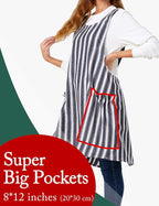 Cozy Adjustable Cross Back Aprons - Image 3