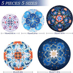 5 Pieces Bowl Covers Reusable, 5 Size Elastic Cloth Bowl Covers - Image 2