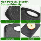 Cutting Boards, 15.7"×9.4" Plastic Chopping Board Made From Natural Food Grade - Image 3