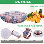 10Pcs Reusable Bowl Covers in 5 Sizes - Image 3