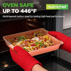 NutriChef 5‑Piece Non‑Stick Bakeware Set – Premium Carbon Steel Baking Pans Set - Image 2