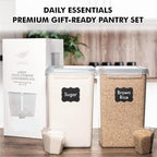 WHITE FEATHER SUPPLIES 2 PC Large Food Storage Containers - Image 9