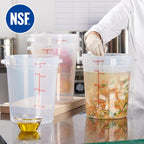 CURTA 8 Quart Translucent Round Food Storage Container - Image 4