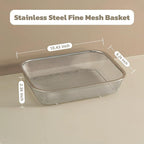 18/8 Stainless Steel Fine Mesh Strainer Basket - Image 2