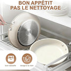 9.25 Inch and 11 inch Ceramic Nonstick Frying Pan Skillet - Image 7