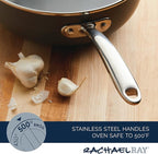 Rachael Ray Professional Hard Anodized Nonstick Sauce Pan/Saucepan/Saucier - Image 3