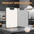 18/8 Stainless Steel Cutting Board, Large Double Sided Chopping Board - Image 3