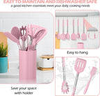 HaWare 29 PCS Silicone Cooking Utensils Set, Heat Resistant Kitchen Utensils Set - Image 7