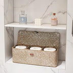 Whitewash Seagrass Tank Basket - Image 7