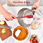 14in Extra Large Silicone Spatula: U-Taste 600ºF Heat Resistant Flexible - Image 4