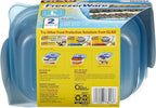Glad Gladware Freezerware Food Storage Containers, Large Rectangle Holds 64 - Image 3